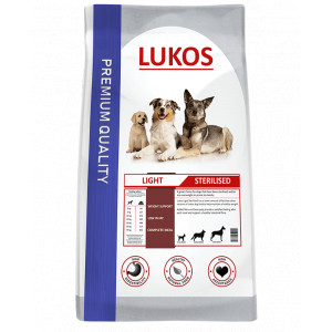 Lukos Light Sterilised Hundefutter 1 kg von Lukos