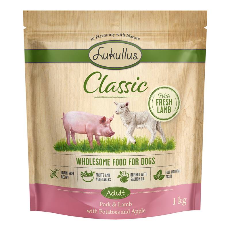 1 kg Lukullus Classic zum Sonderpreis - Schwein & Lamm von Lukullus