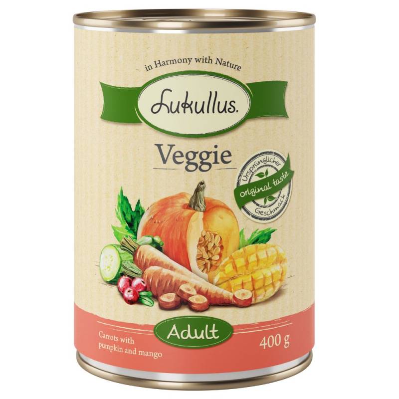 20 + 4 gratis! 24 x 400 g Sparpaket Lukullus Naturkost - Veggie von Lukullus