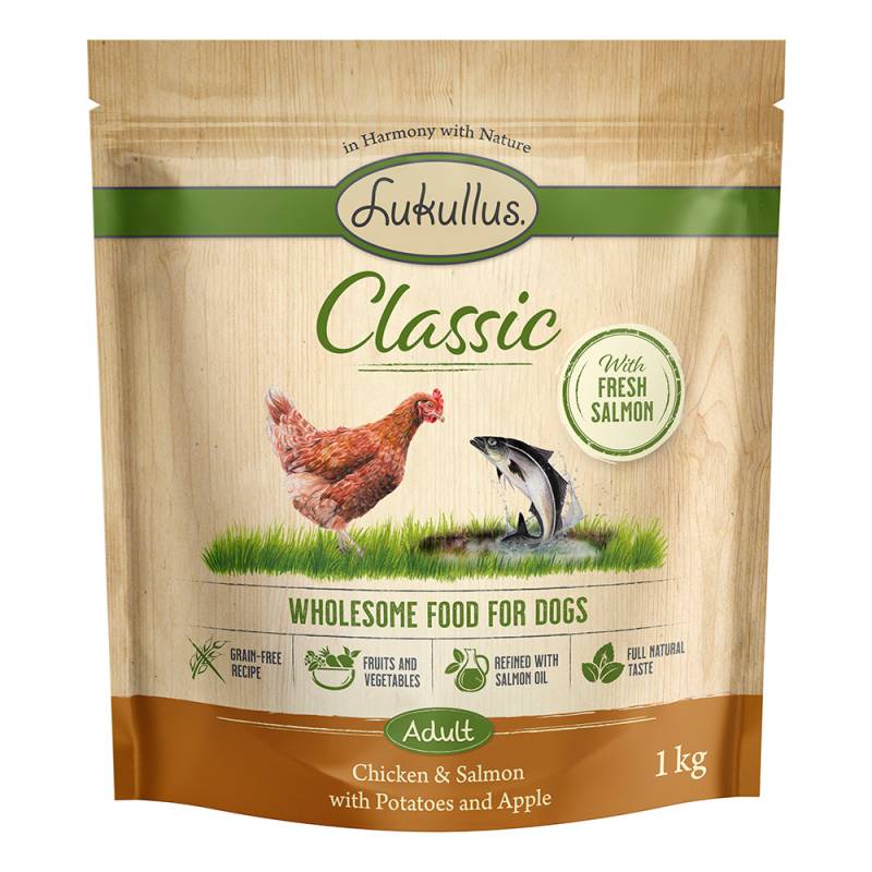 Lukullus Classic Huhn & Lachs (getreidefrei) - 1 kg von Lukullus