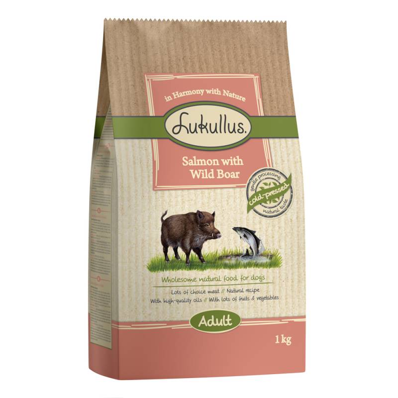 Lukullus Cold-pressed Lachs & Wildschwein - 1 kg von Lukullus