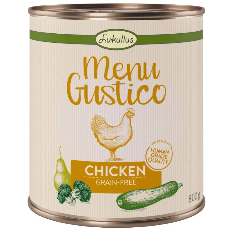 Lukullus Menu Gustico - Huhn mit Brokkoli, Zucchini und Birne - 6 x 800 g von Lukullus