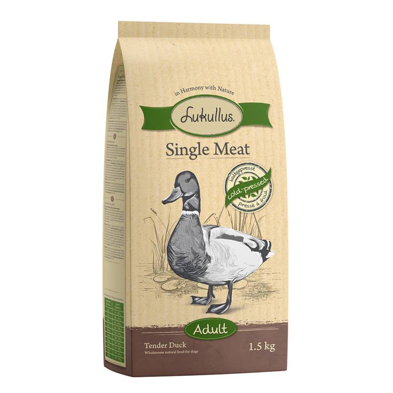 Lukullus Kaltgepresst Single Meat Zarte Ente - 1,5 kg von Lukullus