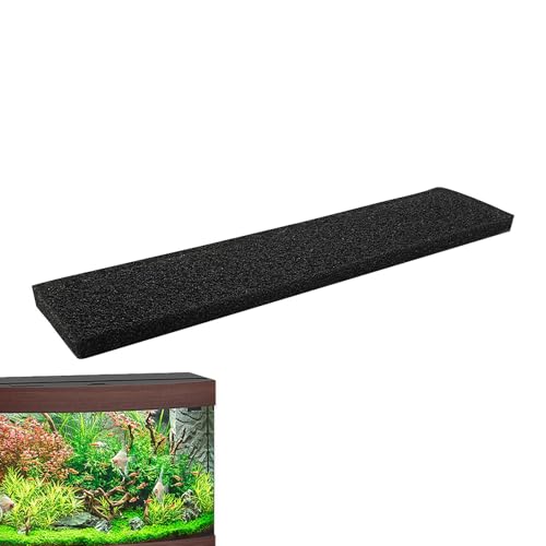 Aquarium-Filter-Schaumstoff-Pad – Füllkissen für Aquarien | Aquarium-Wasserfilter | Schaumstoff-Ersatzwasserfilter | Aquarium-Filtermedienschaum | Leicht zu schneidender schwarzer Aquarium-Wasserfilte von Lumiscent