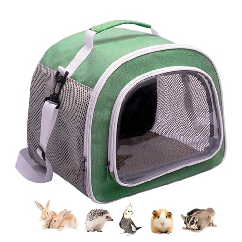 Bunny Reisetasche für Kleintiere, Tragetasche für Igel, Kaninchen-Schultertasche, atmungsaktive Tragetasche für kleine Haustiere, Eichhörnchen, Hamster von Lumiscent