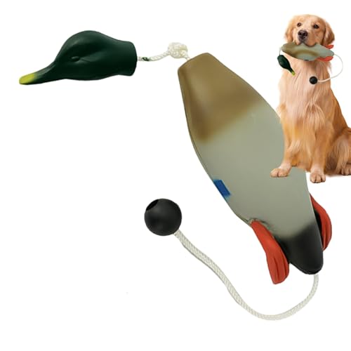 Duck Dog Squeaky Toy - Pet Puppy Soft Toy | Dog Interactive Toys | Duck Dog Toy | Dog Training Accessories | Duck Toy for Dogs Simulation Animal Shaped for Puppy von Lumiscent