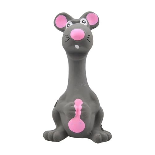 Lustiges Kauspielzeug Für Hunde Aus Latex, Quietschspielzeug Für Hunde Aus Latex, Mäuse Haustier Kauspielzeug, Stehendes Stockmäuse-Gummi-Beißspielzeug Für Kleine Und Mittelgroße Welpen, von Lumiscent