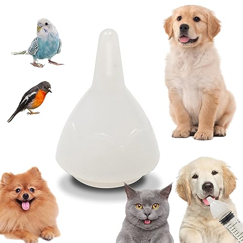 Pet Feeding Nipples, Silicone Milk Feeder with Ultra Small Outlet, Washable Kitten Nipples, Heat Resistant Cat Milk Replacer for Kitten, Puppy, Small Animals, Squirrel, Rabbits and Birds von Lumiscent