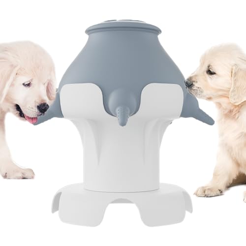 Pet Nipple Feeder, 5 Nippel Puppy Feeder, 300ml Non Slip Kitten Nursing Station, Kitten Milk Feeder, Puppy Feeding Bottle for Multiple Puppy von Lumiscent