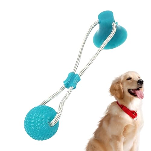 Vakuum Cup Hundespielzeug, Kaubares Hundespielzeug mit Tasse, Saugnapf Hundespielzeug, Pet Molar Bite Toys, Ball Toys Dosieren Saugkraft, Hund Zahnreinigung Kauer, Hund Vakuum Cup Ball zum Zerren, von Lumiscent