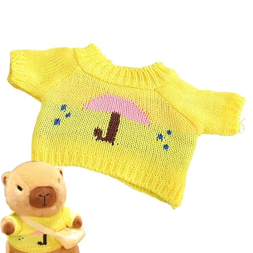 Lunaobrik Capibara-Spielzeugkleidung, Kleidung für Capibara-Puppen | Bärenpuppenpullover - Capbara-Kleidung, Ersatzkleidung für Capbara-Plüschpuppen für Fans von von Lunaobrik