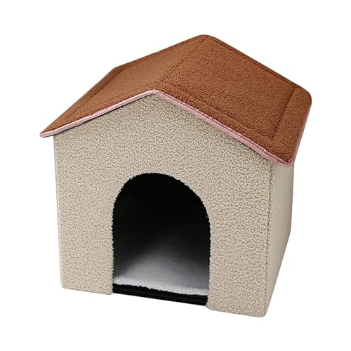 Lunaobrik Katzenhaus Katzenhaus Katzenhaus Katzenbett Rutschfestes Katzenbett Nistkasten - winddicht für Haus Cubby für Katzen Klappbar für Kätzchen Indoor von Lunaobrik