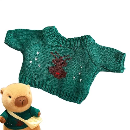 Lunaobrik Plüschkleidung,Plüschkleid,Bärenpuppenpullover - Capbara-Kleidung,Ersatzkleidung für Capbara-Plüschpuppen für Spielzeugliebhaber von Lunaobrik