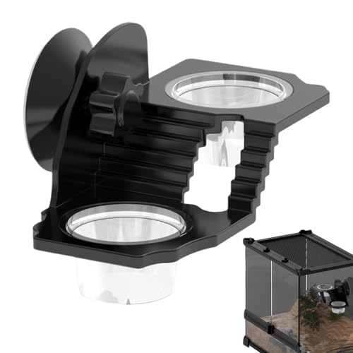 Lunaobrik Reptile Feeder Ledge, Futternapf für Gecko | Futternapf mit Saugnapf für Barbudrachen, Schlange, Schildkröte und im Terrarium Lunaobrik Reptile Feeder Ledge, Futternapf für Gecko | Futternapf mit Saugnapf für Barbudrachen, Schlange, Schildkröte und im Terrarium von Lunaobrik