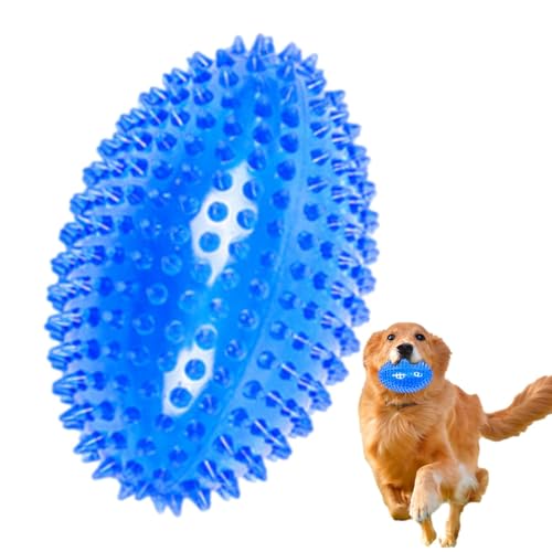 Squeaky Fetch Stachelbälle - ßiger Quietschball, Unzerstörbare Stachelbälle zum Zahnen | Spiky Pet Supplies, attraktives Indoor-Spiel für aggressive Kauer und Welpen Quietschende Stachelbälle von Lunaobrik