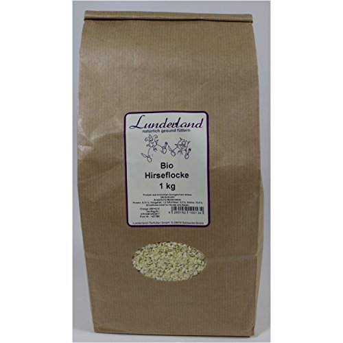 Lunderland Bio-Hirseflocke 1kg- 1Pack von Lunderland