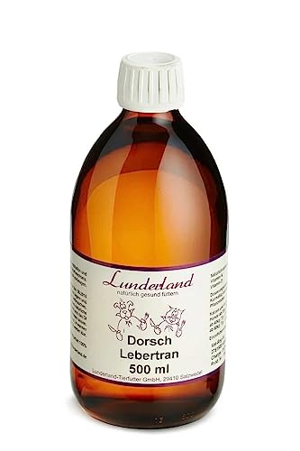 Lunderland - Dorschlebertran, 500 ml, 1er Pack (1 x 500 ml) von Lunderland