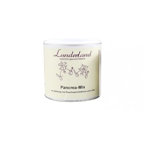 Lunderland Pancrea-Mix | 200 g | Ergänzungsfuttermittel für Hunde und Katzen | Kann die Stärkung der Bauchspeicheldrüse und der Leber unterstützen | Enthält Curcuma von Lunderland