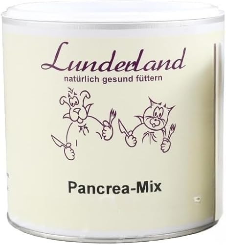 Lunderland Pancrea-Mix | 200 g | Ergänzungsfuttermittel für Hunde und Katzen | Kann die Stärkung der Bauchspeicheldrüse und der Leber unterstützen | Enthält Curcuma von Lunderland