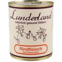 Lunderland Reinfleisch-Dose Rindfleisch durchwachsen 6x800 g von Lunderland