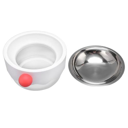 Doppelwandiger Futternapf für Hunde, Auslaufsicherer Wassernapf aus Edelstahl für Hunde und Katzen, Geeignet für Snacks, Futter, Wasser für Zuhause, Drinnen und Draußen von Luocute