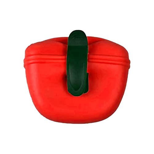Luojuny Hundetrainingstasche, einfacher Zugriff, vielseitig einsetzbar, kompakt, tragbar, für Training, Hüfttasche, Haustierbedarf, Rot von Luojuny