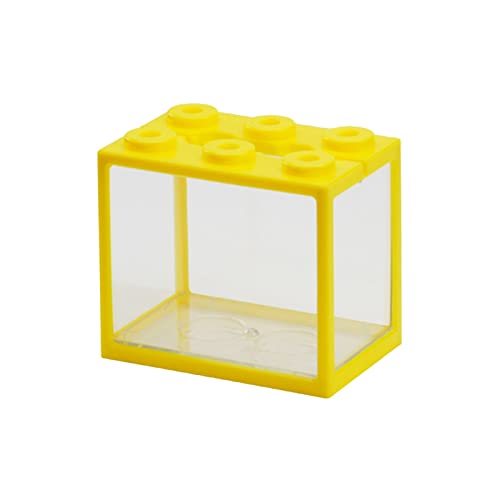 Luojuny Pet Box Burr Free Erstellen Sie Vitalität Kunststoff Landschaft Algen Rasse Aquatics Aquarium Haushaltsbedarf Gelb von Luojuny