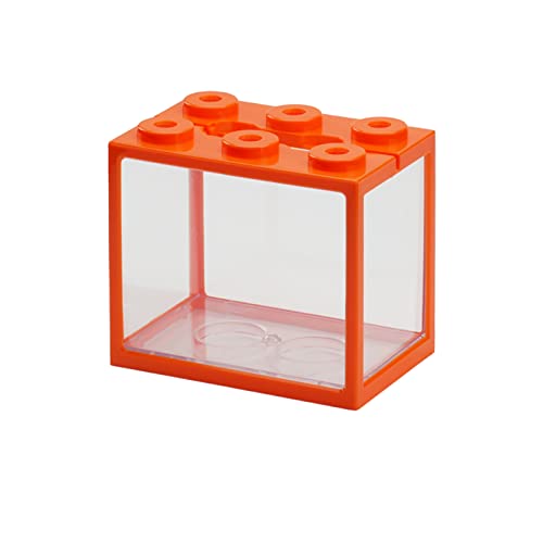 Luojuny Pet Box Burr Free Erstellen Sie Vitalität Kunststoff Landschaft Algen Rasse Aquatics Aquarium Haushaltsbedarf Orange von Luojuny