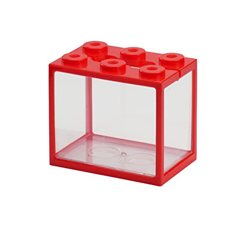 Luojuny Pet Box Burr Free Erstellen Sie Vitalität Kunststoff Landschaft Algen Rasse Aquatics Aquarium Haushaltsbedarf Rot von Luojuny