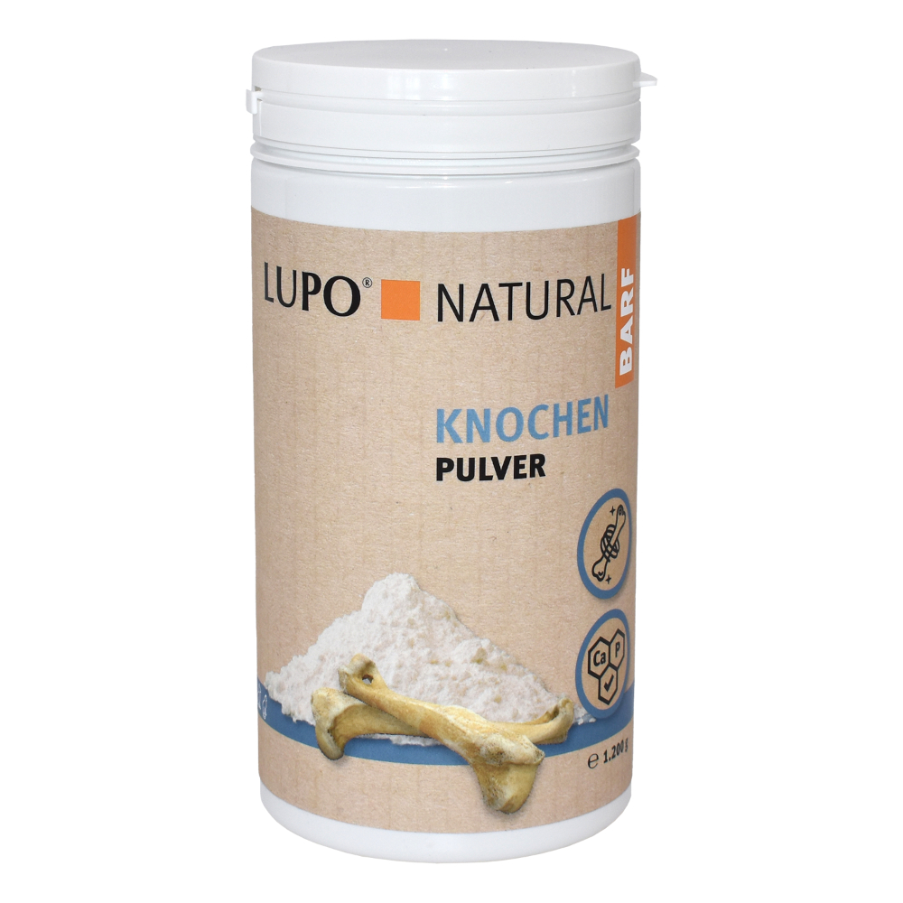 LUPO NATURAL BARF Knochenpulver - 1,2 kg von Luposan