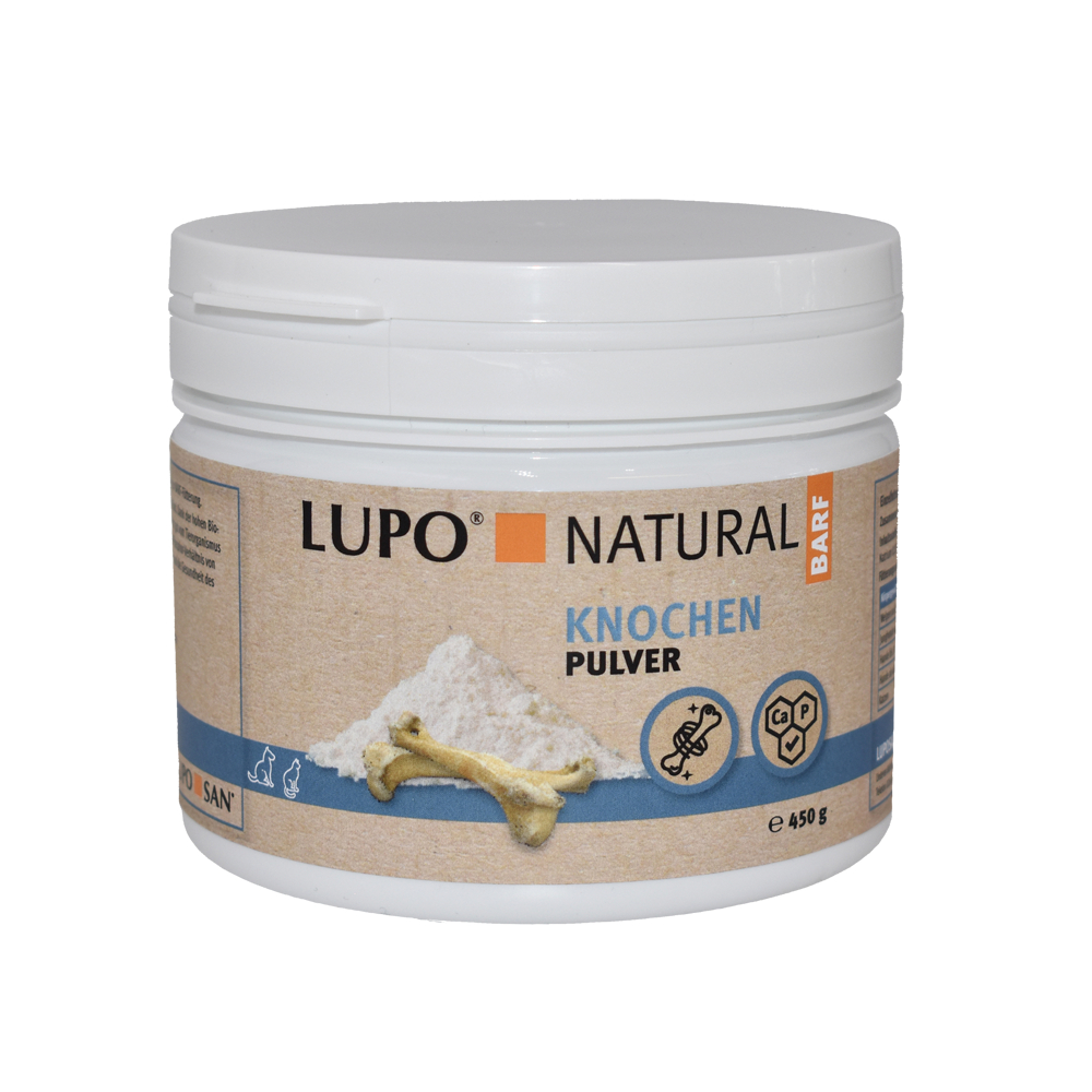 LUPO NATURAL BARF Knochenpulver - 450 g von Luposan