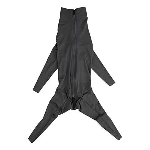 Hundestrampler Chirurgischer Genesungsanzug, Hunde-Overall mit Voller Bedeckung Elastischer Anti-Shedding-Bodysuit Hunde-Pyjama-Overall für Postoperative Eingriffe (L) von Luqeeg