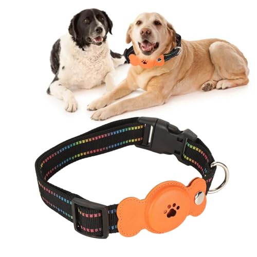 Verstellbares Hundehalsband Verhindert Verlust. Bequemes Haustier-Trainingshalsband mit Stilvollem, Farbenfrohem Design, Ideal für Tägliche Spaziergänge und Reisen (L) von Luqeeg