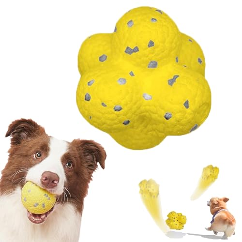 Lurebest Der Mellow Dog Calming Ball, Mellow Dog Calming Ball, Mellow Dog Calming Balls, Calming Ball Für Hunde, Mellow Dog Ball, Calming Ball Für Hunde (Gelb-A) von Lurebest