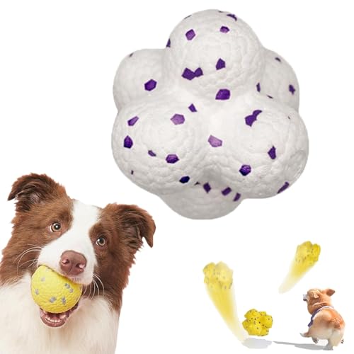 Lurebest Der Mellow Dog Calming Ball, Mellow Dog Calming Ball, Mellow Dog Calming Balls, Calming Ball Für Hunde, Mellow Dog Ball, Calming Ball Für Hunde (Weiß-A) von Lurebest