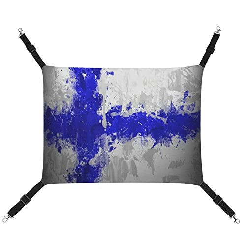 Finnland-Kunst-Flagge Haustier-Hängematte Haustierdecke Kleintier-Rattenbett,Hamster,Chinchilla Und Eichhörnchen von Lurnise