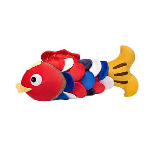 Luwecf Fisch Plüschtierkissen, 65 cm, Gefülltes Karpfenspielzeug für Geburtstagsgeschenk, Urlaub, Erwachsene von Luwecf