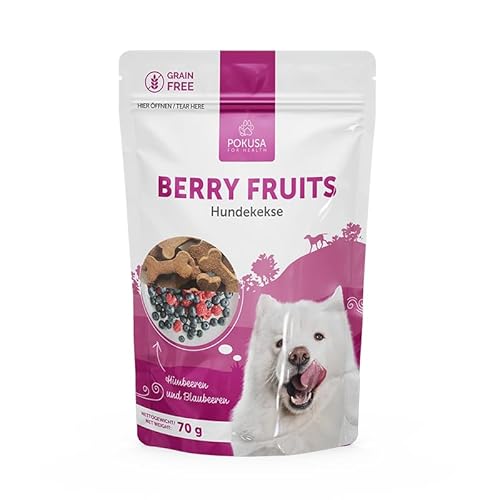 Hundekekse Berry Fruits Natürlicher Snack für Hunde von Lux4Kids