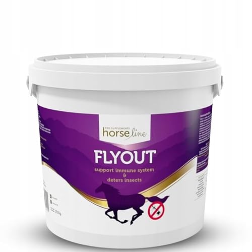 Lux4Kids HorseLinePRO FlyOut Natürlicher GMO und pestizidfreier Kräuterzusatz 1500 g von Lux4Kids