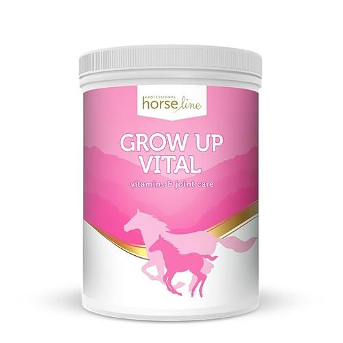 Lux4Kids HorseLinePRO Grow Up Vital Vitamine, Mineralstoffe und Gelenkpflege für Junge Pferde 2000 g von Lux4Kids