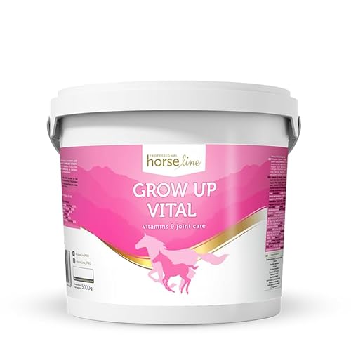 Lux4Kids HorseLinePRO Grow Up Vital Vitamine, Mineralstoffe und Gelenkpflege für Junge Pferde 5000 g von Lux4Kids