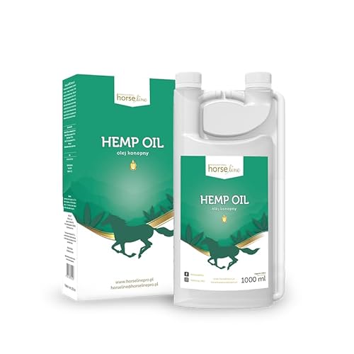 Lux4Kids HorseLinePRO Hemp Oil Kaltgepresst Verbessert Haut, Fell und Hufe 1000 ml von Lux4Kids