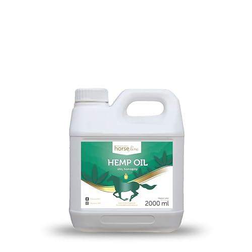 Lux4Kids HorseLinePRO Hemp Oil Kaltgepresst Verbessert Haut, Fell und Hufe 2000 ml von Lux4Kids