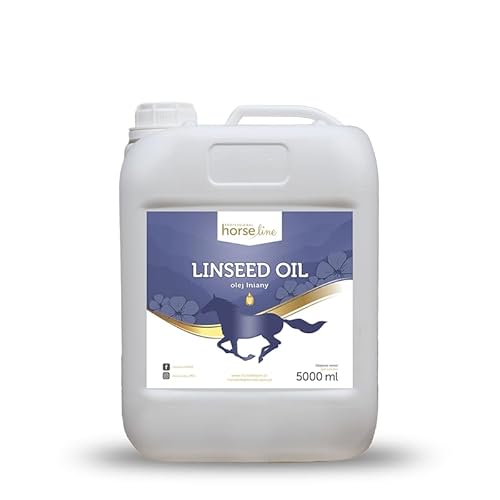 Lux4Kids HorseLinePRO Linseed Oil kaltgepresstes Leinöl Leinsamenöl 5000 ml von Lux4Kids