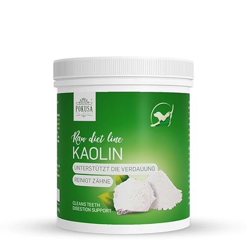 Lux4Kids Kaolin Tonerde Pulver für Hund & Katze für Verdauung und Hautpflege von Lux4Kids