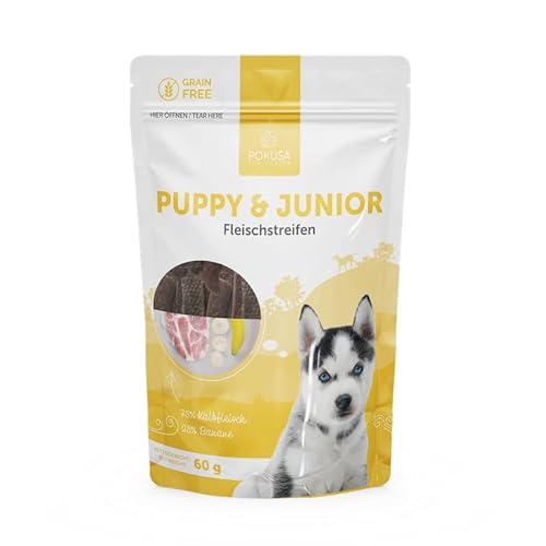 Lux4Kids Natürlicher Snack Puppy&Junior Kalbfleisch mit Banane für Welpen von Lux4Kids