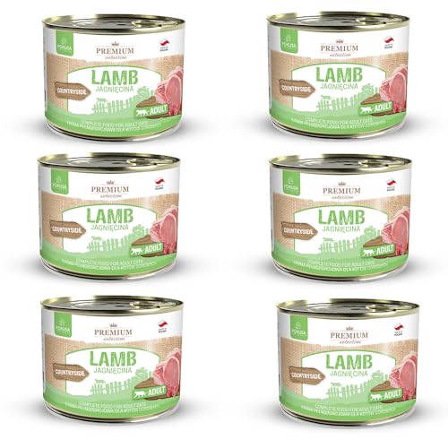 Premium Selection Lamm Nassfutter für Katzen von Lux4Kids