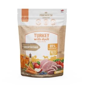 Lux4Kids Premium Selection Pute mit Ente Getreidefreies Trockenfutter für Hunde 1 Kilogramm von Lux4Kids