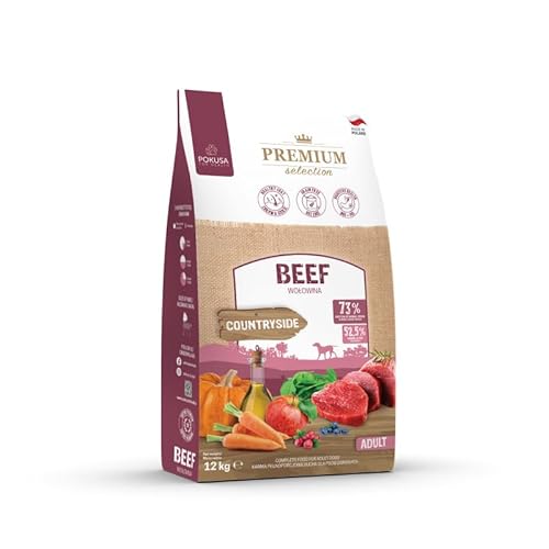 Lux4Kids Premium Selection Rind Getreidefreies Trockenfutter für Hunde 12 Kilogramm von Lux4Kids