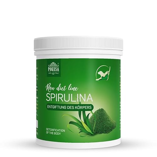 Spirulina für Hund Katze Immunsystem und Entgiftung 1000 Gramm von Lux4Kids